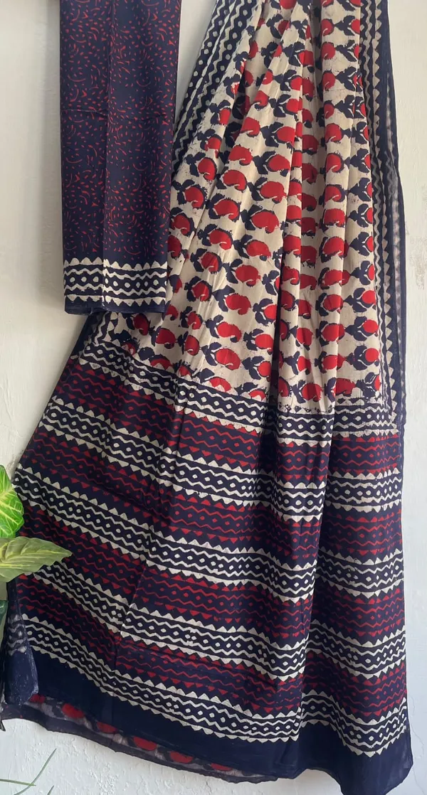 Cotton_Hand_Block_Mulmul_Saree