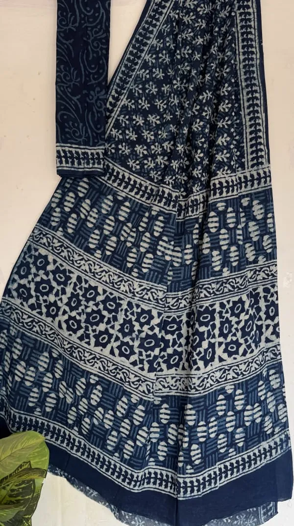 Cotton_Hand_Block_Mulmul_Saree