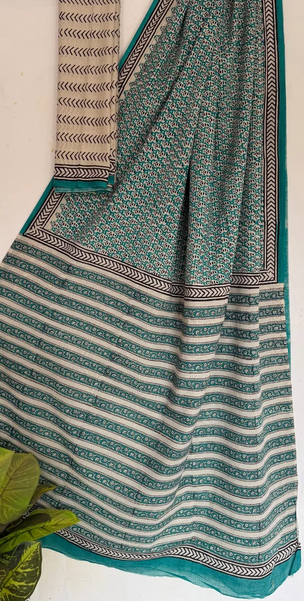 Cotton_Hand_Block_Mulmul_Saree
