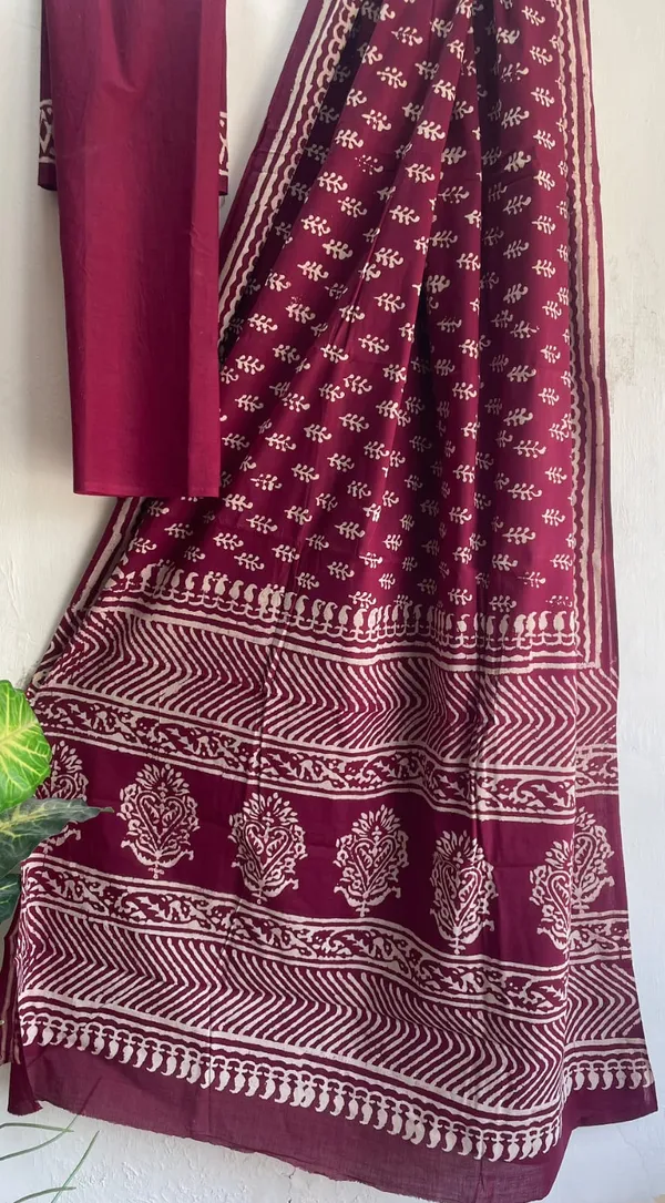 Cotton_Hand_Block_Mulmul_Saree