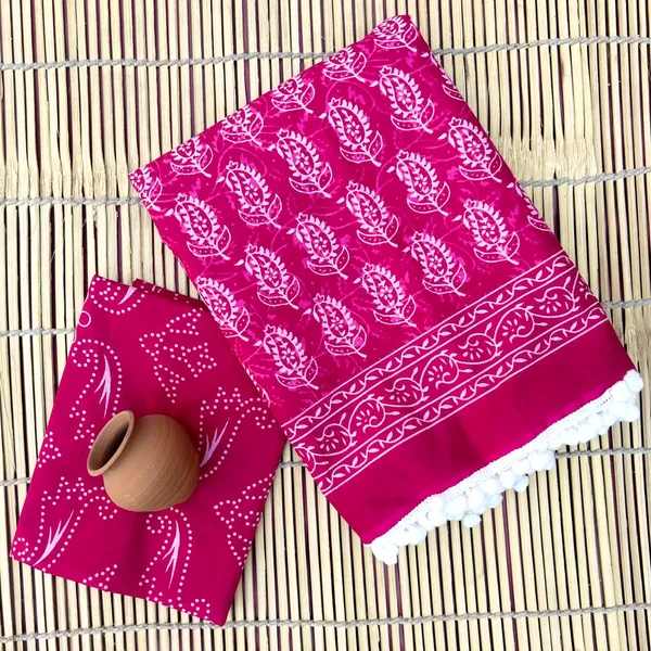 Cotton_Pompom_Saree
