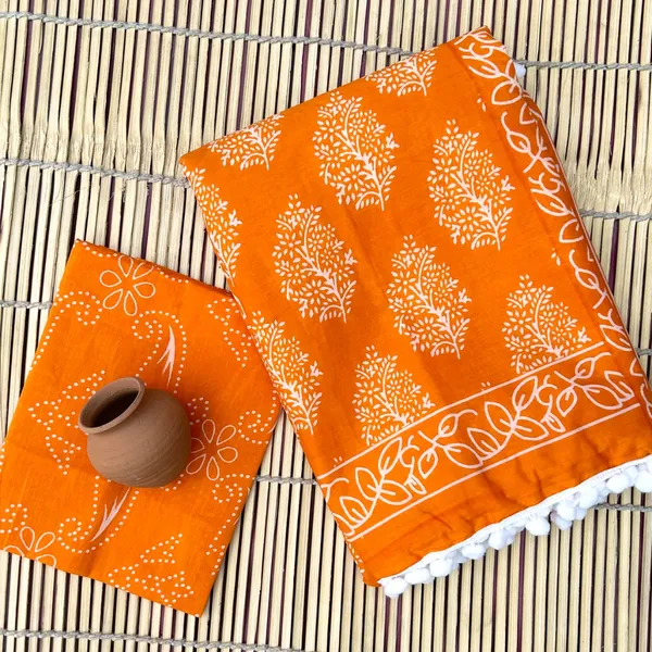 Cotton_Pompom_Saree