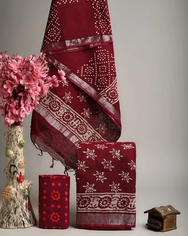 Linen_Dupatta_Dress_Material