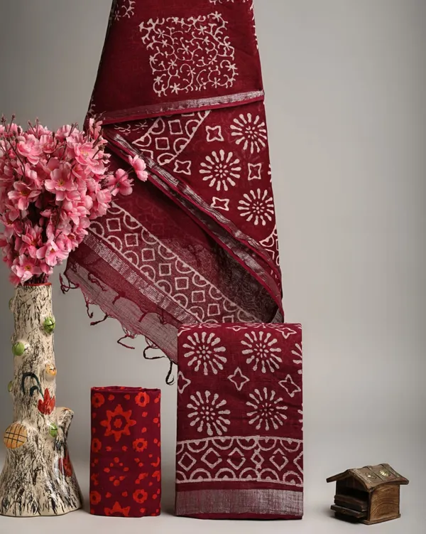 Linen_Dupatta_Dress_Material