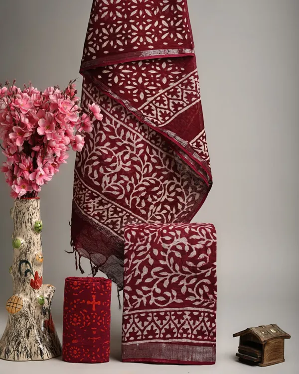 Linen_Dupatta_Dress_Material