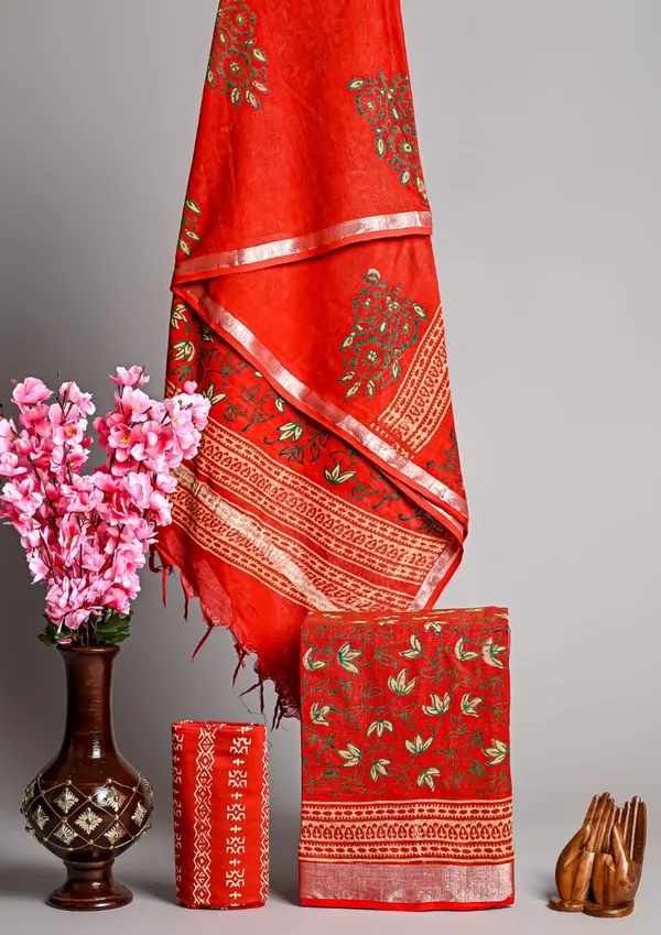 Linen_Dupatta_Dress_Material