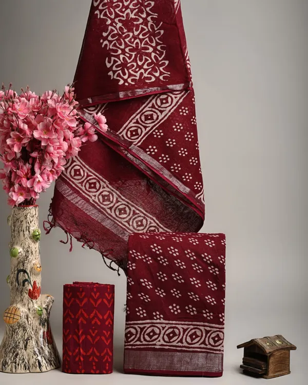 Linen_Dupatta_Dress_Material