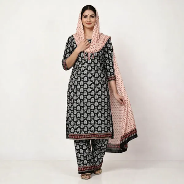 Traditional_Batik_Print_Suit__Piece_With_Chiffon_Dupatta