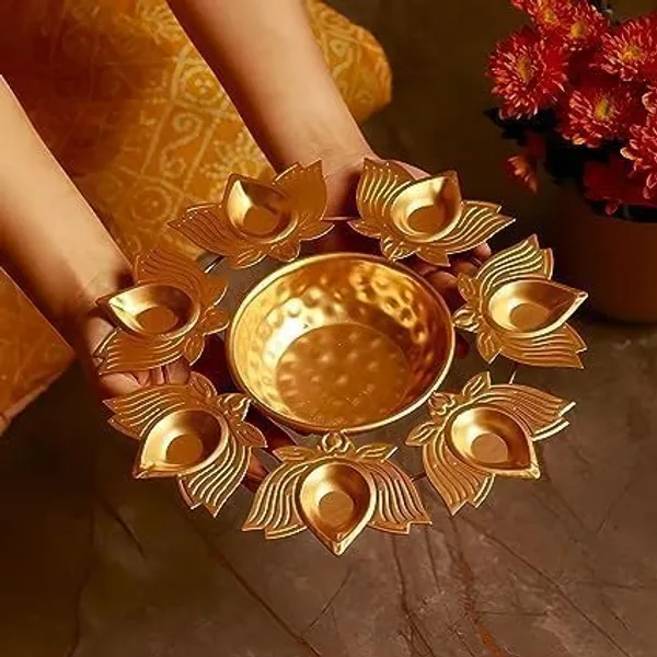 Lotus_Decorative_Urli_Set_With_Kamal_Diya_Handcrafted_Bowl_For_Floating_Flowers_Tea_Light_Candles_Diwali_Home_Decor_For_Table_Office_Living_Room_Set_Of_1