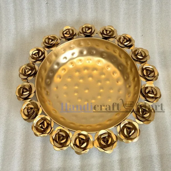 Rose_Iron_Urli_Bowl_Handcrafted_Multi_Size_For_Home_Decor_Floating_Flowers_Diwali_Decoration_Set_Of_1