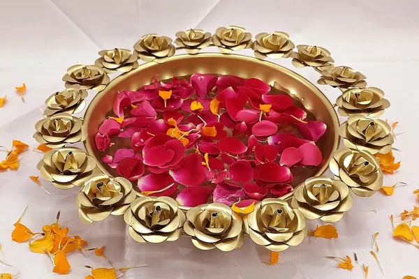 Rose_Iron_Urli_Bowl_Handcrafted_Multi_Size_For_Home_Decor_Floating_Flowers_Diwali_Decoration_Set_Of_1