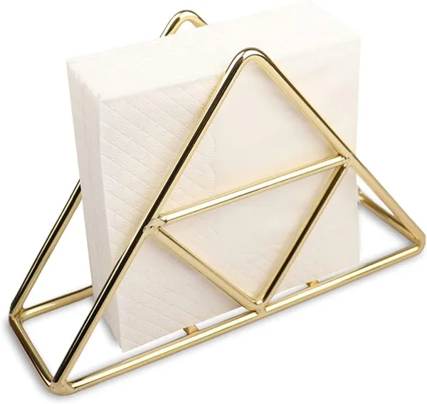 Gold_Metal_Napkin_Holder_Geometric_Triangle_Wire_Design_Table_Organiser