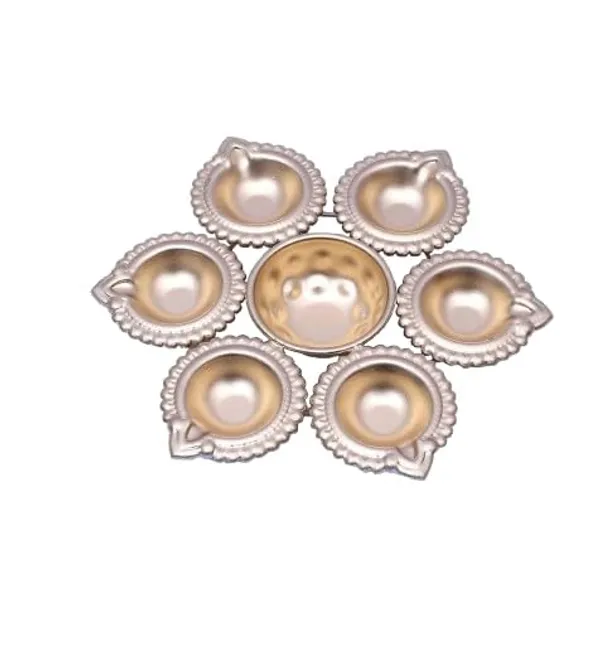 Diya_Shape_Metal_Urli_Decorative_Bowl_Golden_Finish_Handcrafted_Flower_And_Tealight_Holder_For_Diwali_Pooja_Wedding_And_Home_Decor_Pack_Of_6