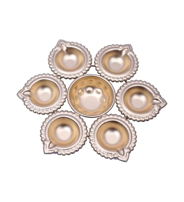 Diya_Shape_Metal_Urli_Decorative_Bowl_Golden_Finish_Handcrafted_Flower_And_Tealight_Holder_For_Diwali_Pooja_Wedding_And_Home_Decor_Pack_Of_6