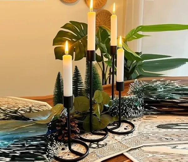 Tealight_Candle_Holder_Nordic_Style_Decorative_Candlestick_Stand_Single_Head_Set_Of_4_For_Office_Living_Room_Bedroom_Dining_Room