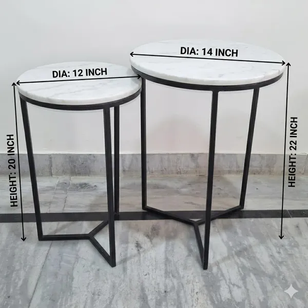Nesting_Tables_Set_Of_2_Round_Side_Tables_Marble_Top_Metal_Frame_For_Living_Room_Bedroom