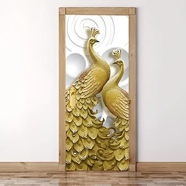 Peacock_Door_Wallpaper