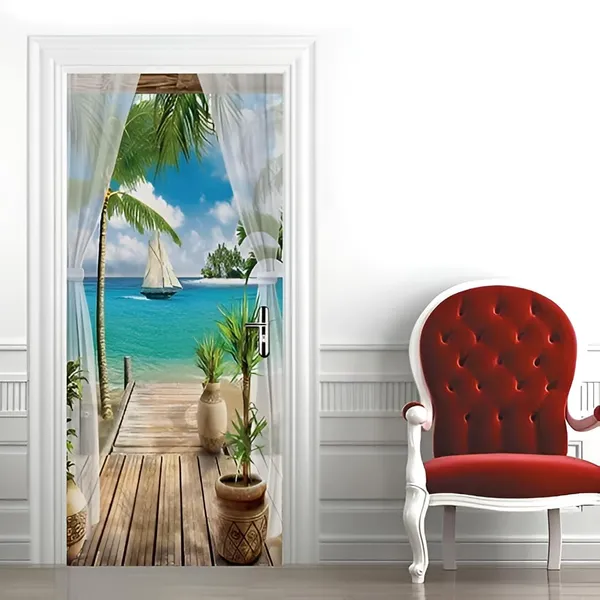 Ship_Scenery_Door_Wallpaper