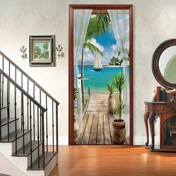 Ship_Scenery_Door_Wallpaper