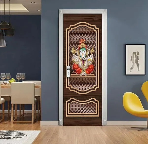 Lord_Ganesh_Door_Wallpaper_Vinyl_Decal