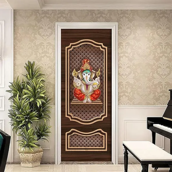Lord_Ganesh_Door_Wallpaper_Vinyl_Decal