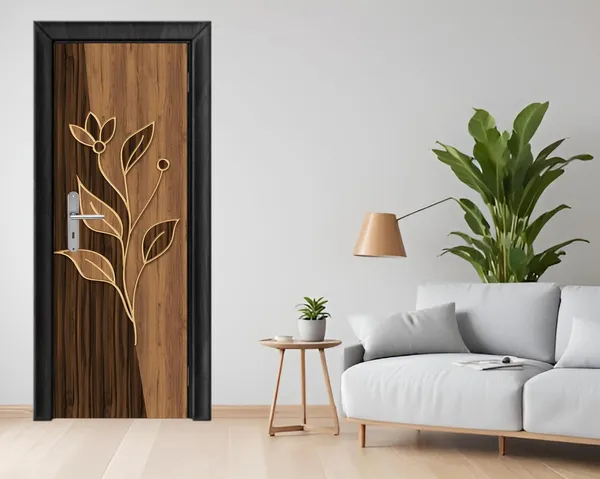 Wooden_Texture_Door_Wallpaper