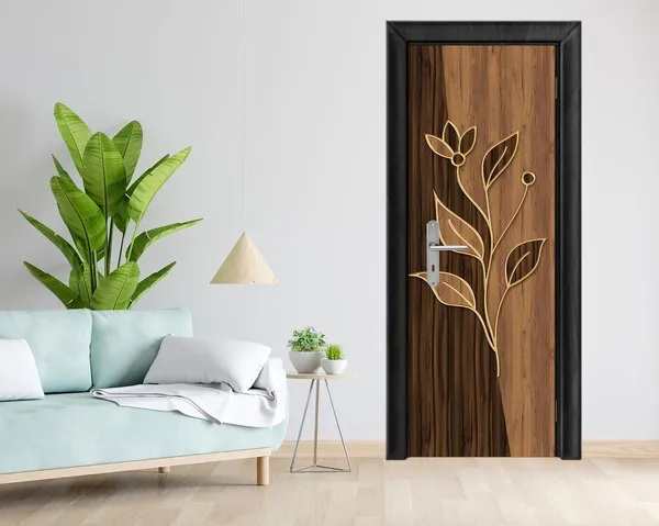 Wooden_Texture_Door_Wallpaper