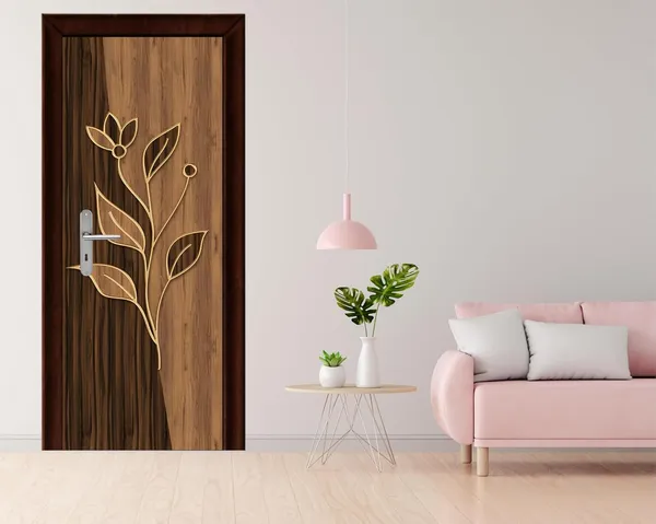 Wooden_Texture_Door_Wallpaper