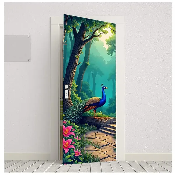 Peacock_Tree_Self_Adhesive_Vinyl_Wallpaper