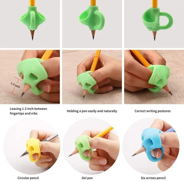 Silicone_Pencil_Gripper_For_Kids_Pack_Of_10