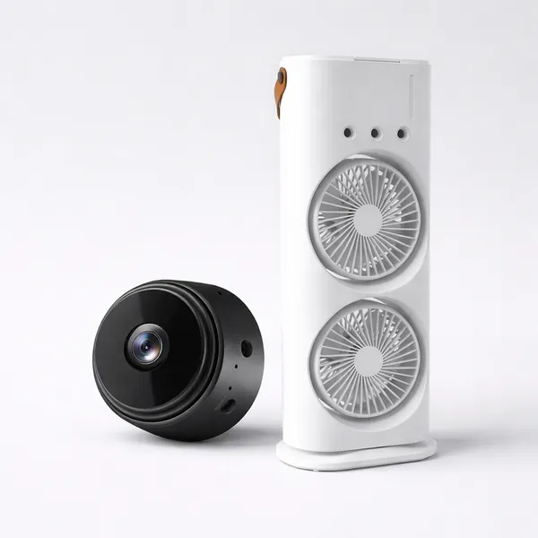 Wifi_Security_Camera_1080_P__And_Dual_Fan_Tower_Cooling_Fan__Combo_Pack_Of_2