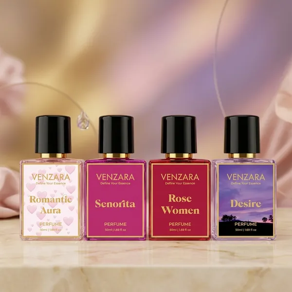 Venzara_Romantic_Aura_Senorita_Rose_Desire_Floral_Fruity_Perfume_Set_Pack_Of_4