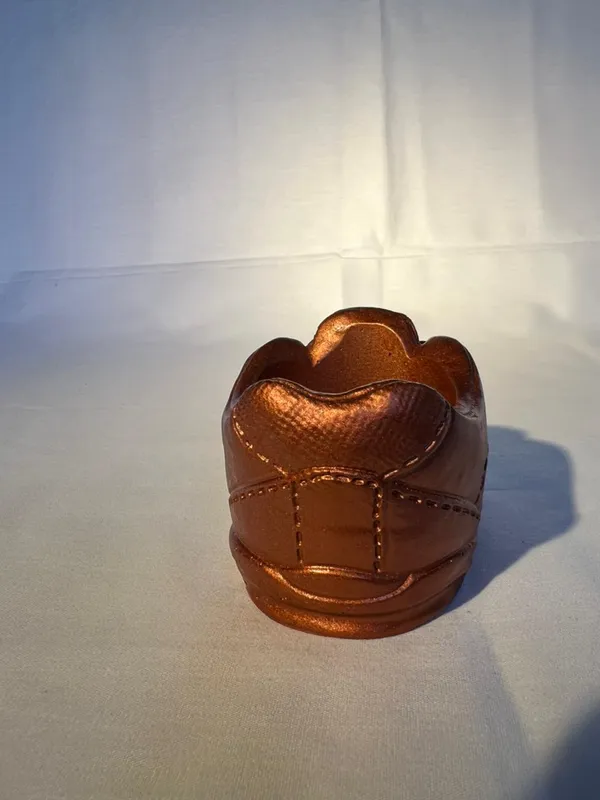 Handcrafted_Copper_Finish_Decorative_Shoe_Sculpture