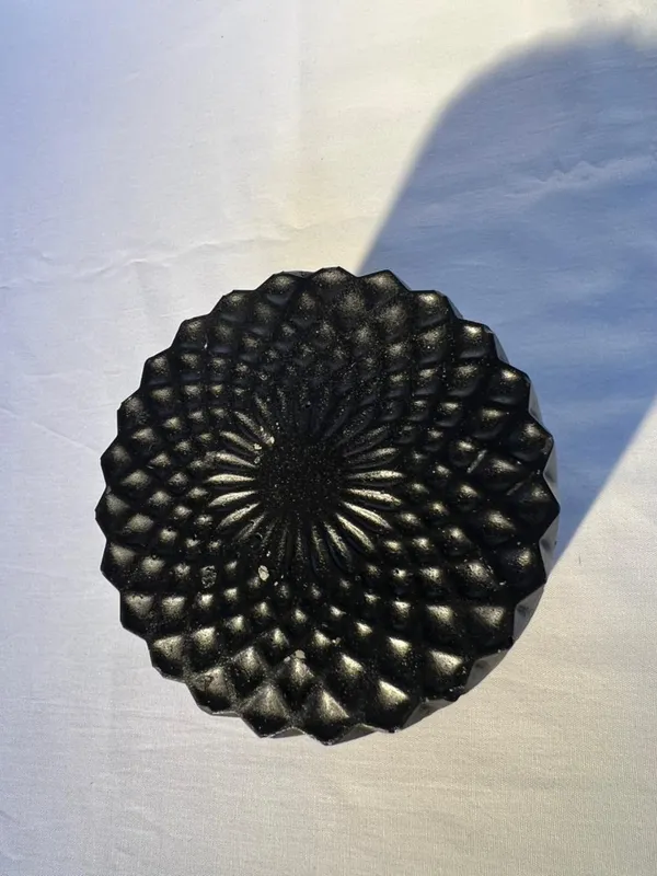 Black_Textured_Cylindrical_Decorative_Vase_Or_Container