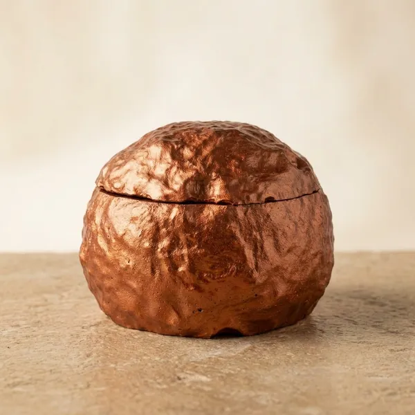 Handcrafted_Copper_Toned_Decorative_Sphere_Box_With_Lid