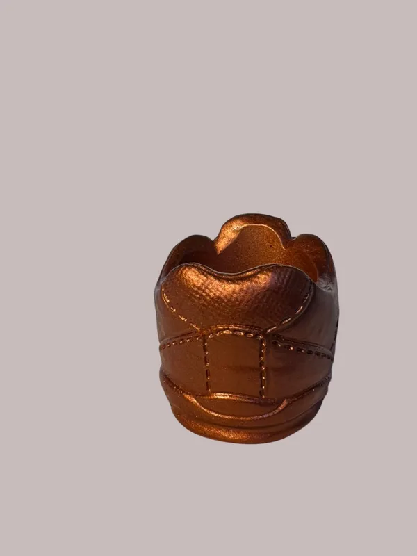 Handcrafted_Copper_Finish_Decorative_Shoe_Sculpture