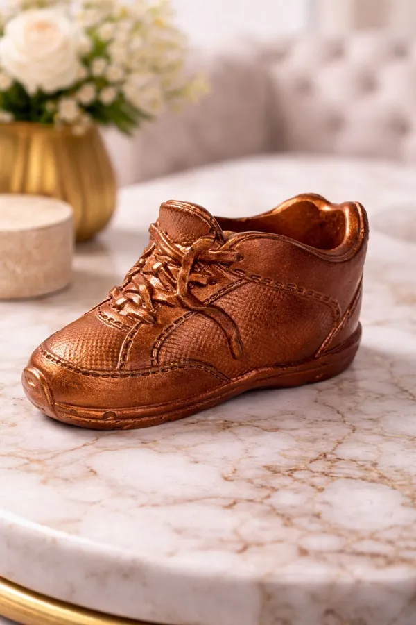 Handcrafted_Copper_Finish_Decorative_Shoe_Sculpture