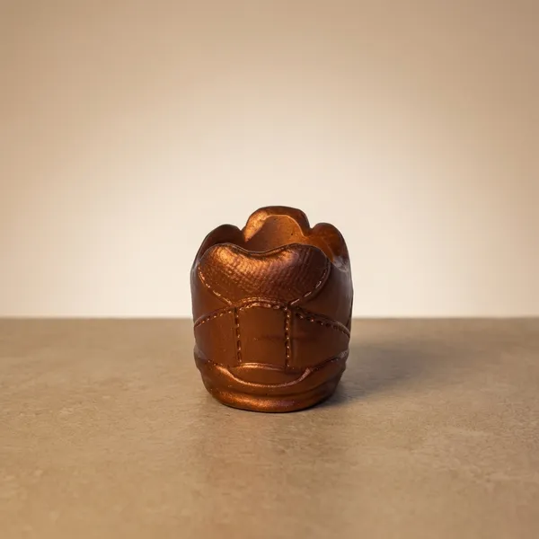 Handcrafted_Copper_Finish_Decorative_Shoe_Sculpture