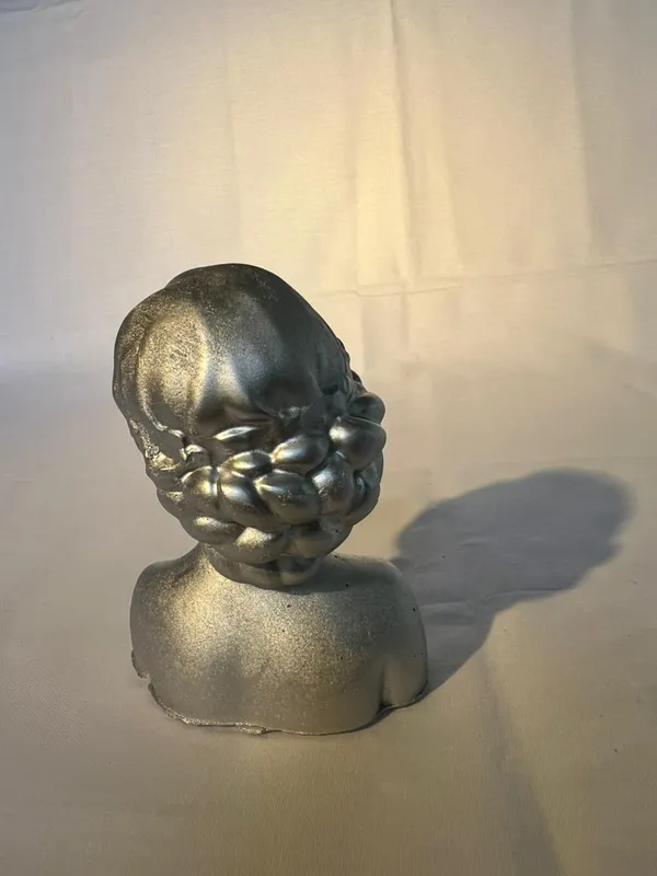 Metallic_Silver_Anime_Character_Bust_Sculpture