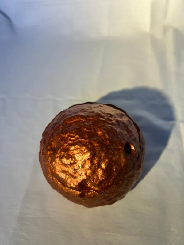 Handcrafted_Copper_Toned_Decorative_Sphere_Box_With_Lid