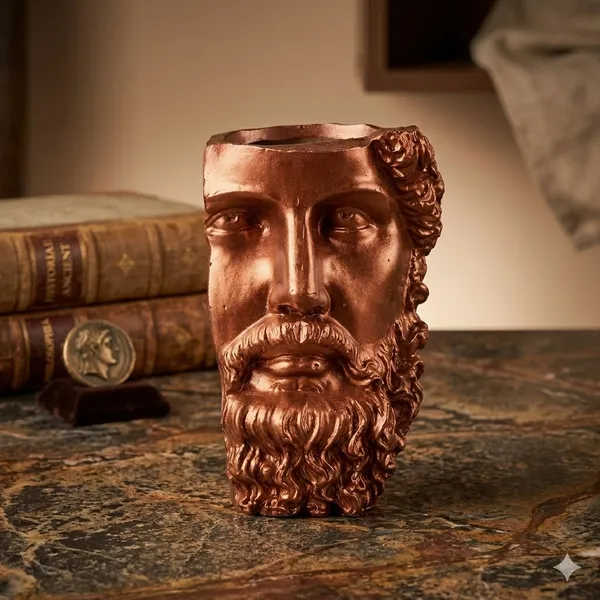 Metallic_Copper_Bearded_Man_Face_Wall_Hanging_Planter