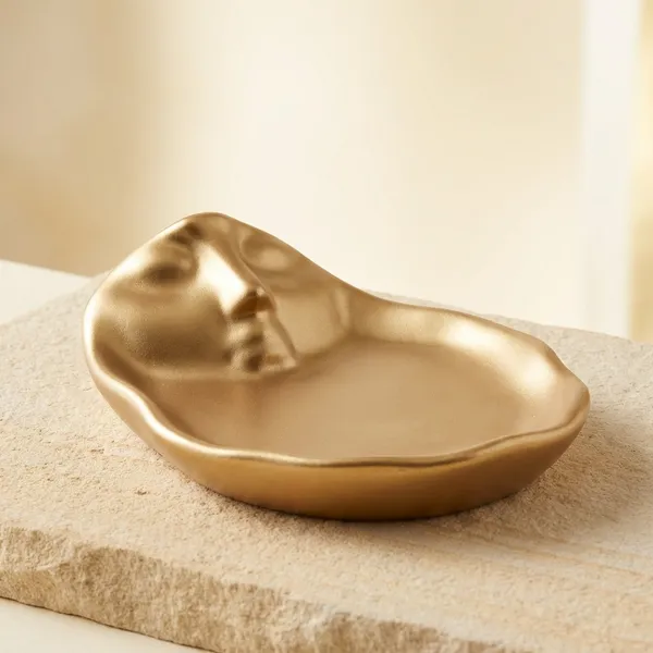 Golden_Ceramic_Face_Bowl_Decorative_Trinket_Dish