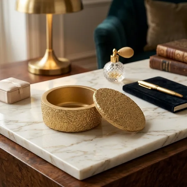 Hammered_Gold_Finish_Round_Jewelry_Box_With_Lid