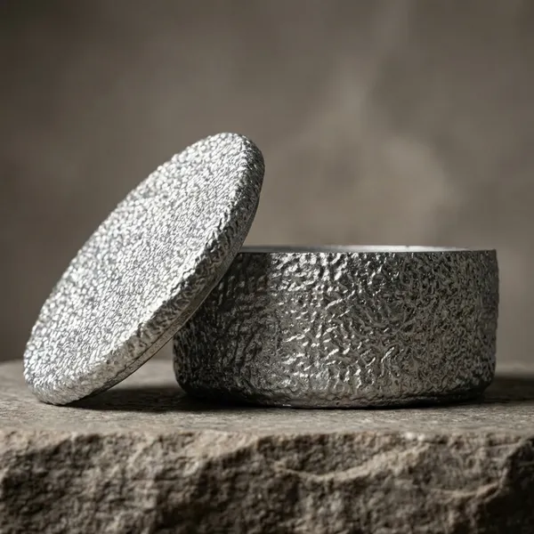Hammered_Metal_Storage_Container_With_Lid_Silver_Finish