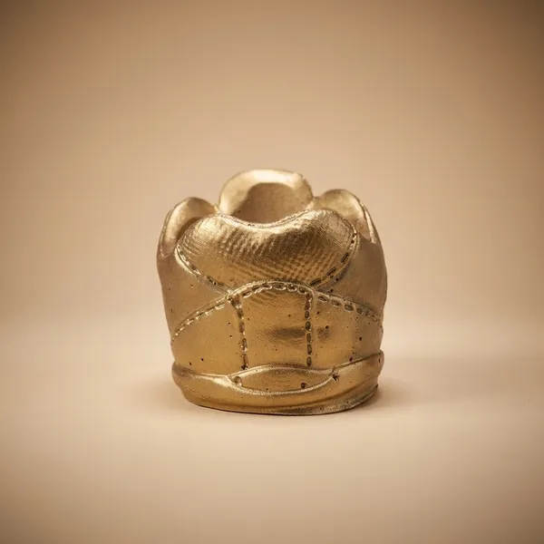 Gold_Toned_Shoe_Paperweight_Or_Decorative_Object