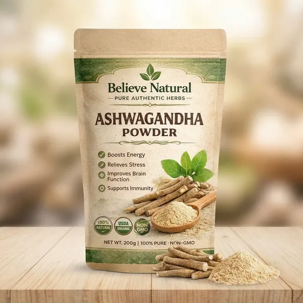 Ashwagandha_Powder_200G_(Pure_Organic_Nongmo)