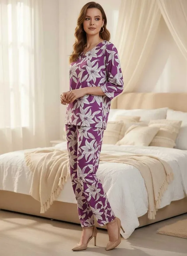 Purple_Cotton_Kurta_Palazzo_Set_For_Women