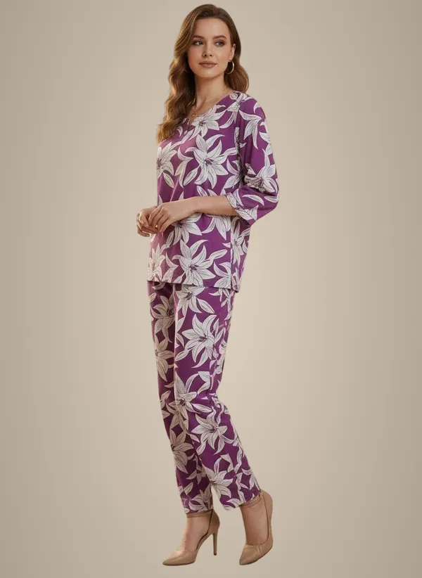 Purple_Cotton_Kurta_Palazzo_Set_For_Women