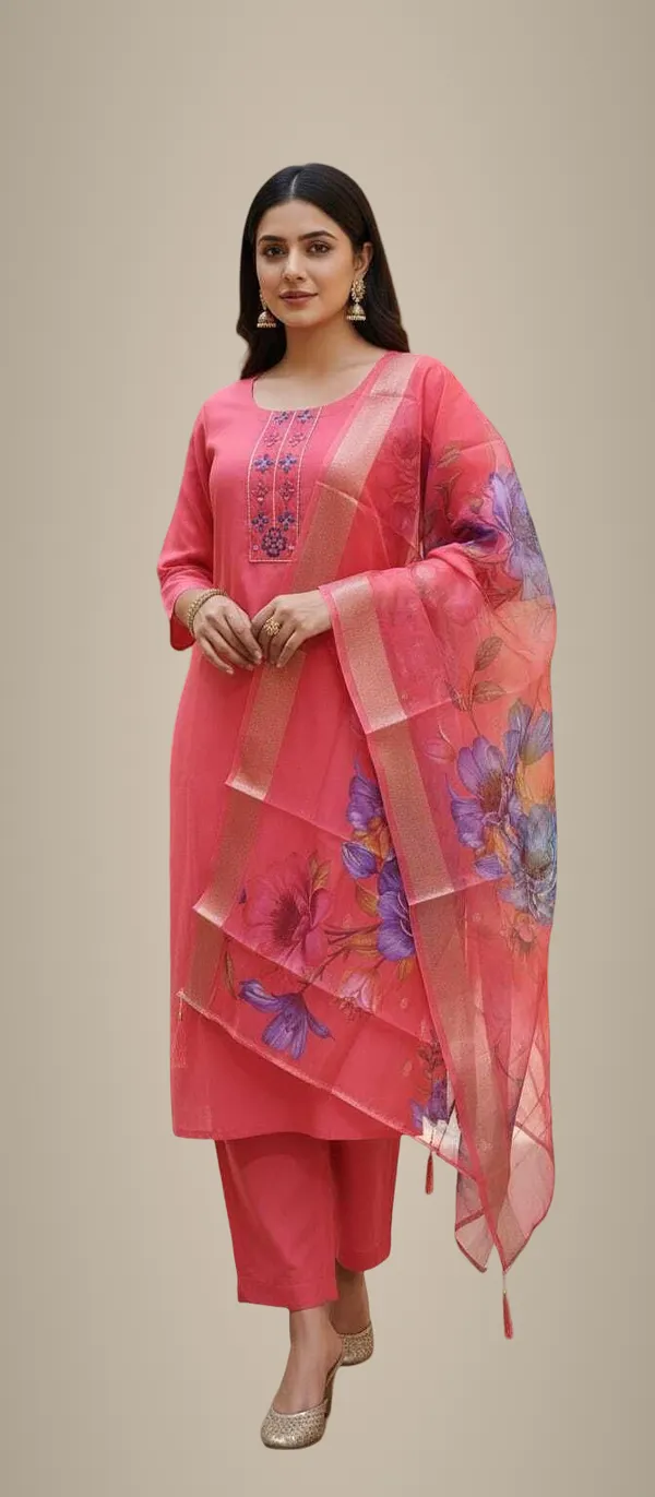 Pink_Cotton_Kurta_Set_with_Dupatta_For_Women