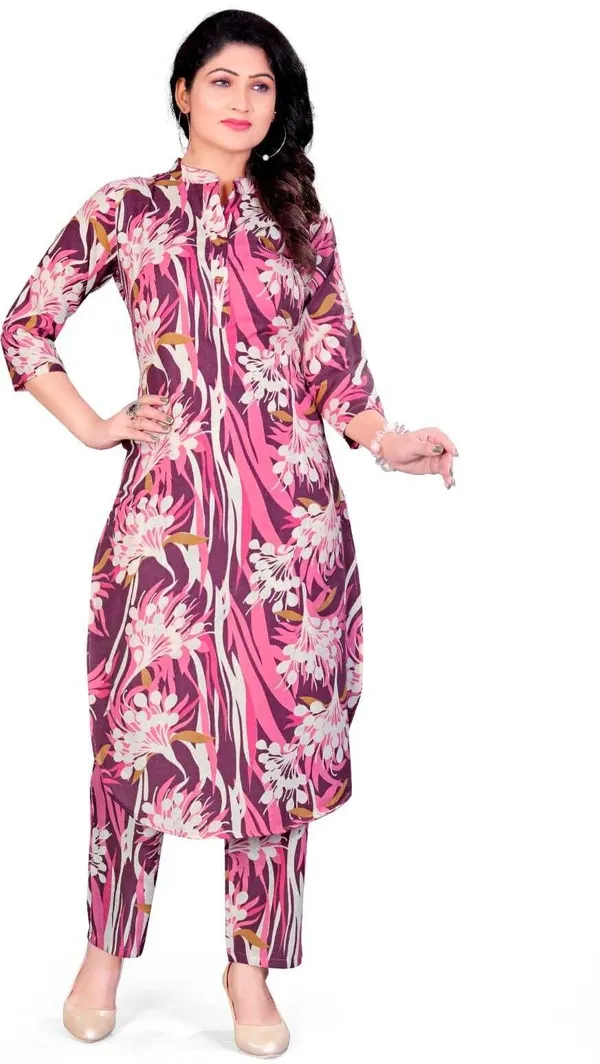 Purple_Cotton_Kurta_Pant_Set_For_Women